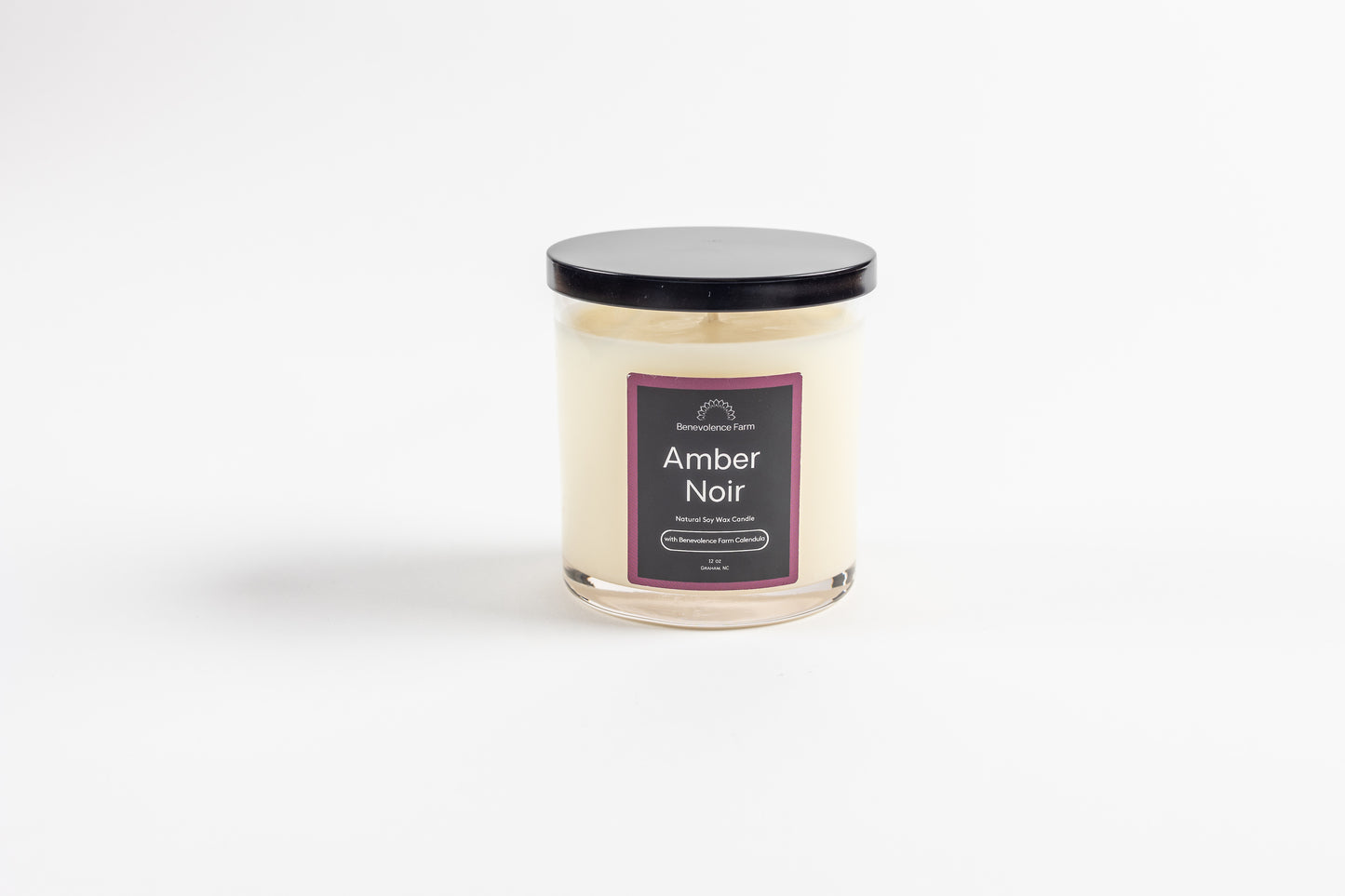 Amber Noir Soy Wax Candle